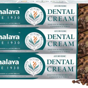 Crema dental ayurvédica Himalaya con aceite esencial de clavo 100g (pack de 3)