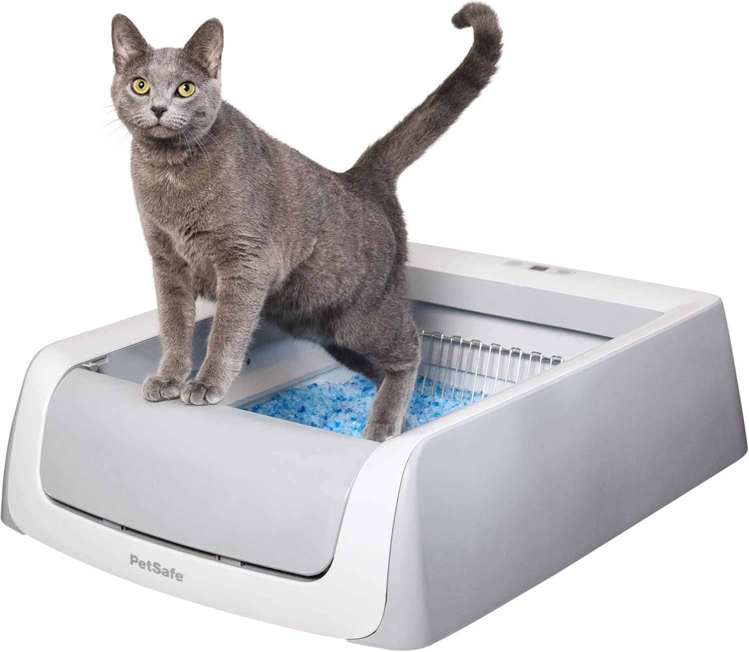 Arenero autolimpiable para gatos - Arenero autolimpiable para gatos PetSafe ScoopFree con bandejas desechables