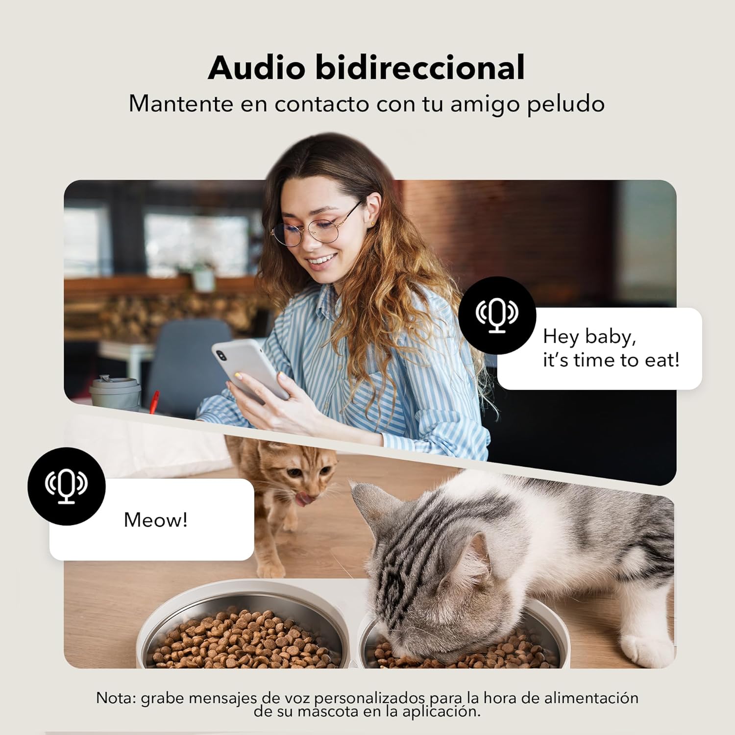 Comedero automático para gatos PETLIBRO con cámara 1080P y control por app - imagen 9
